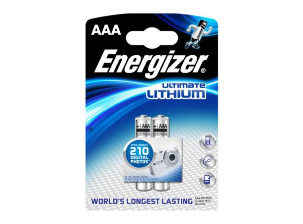 Energizer Ultimate Lithium AAA L92 2PK